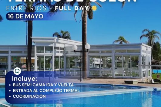 TERMAS DE COLON, 17 DE MAYO 2026 - FULL DAY