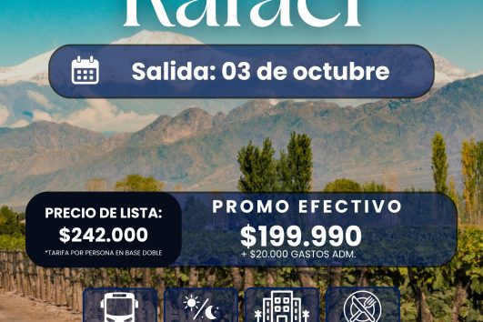 San Rafael, Mendoza - 03 de Octubre 2026 - NO SALE
